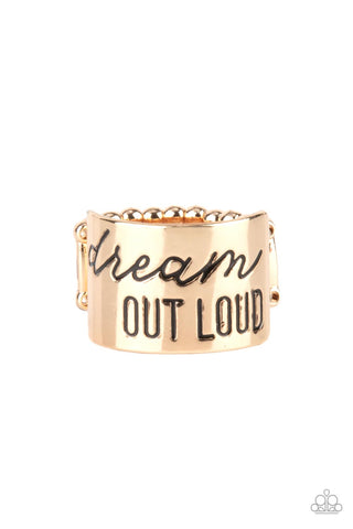 Dream Louder - Gold Ring