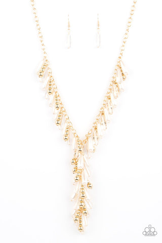 Dripping With DIVA-ttitude - Gold Necklace