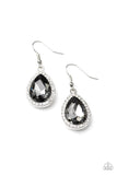 Dripping With Drama - Silver Earrings