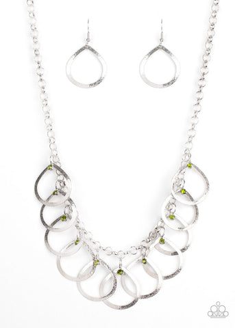 Drop By Drop Green Necklace