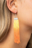 Dual Immersion Yellow Earrings