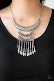 Eastern Empress Silver Necklace