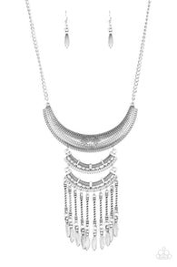 Eastern Empress Silver Necklace