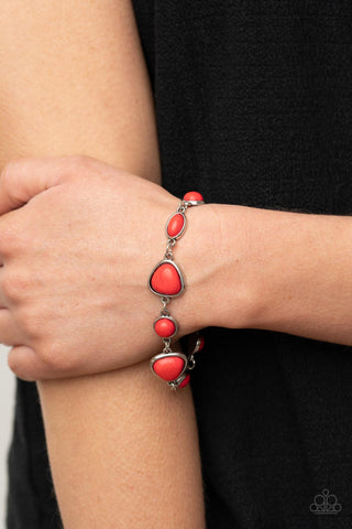 Eco-Friendly Fashionista Red Bracelet