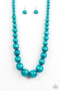 Effortlessly Everglades Blue Necklace-ShelleysBling.com-ShelleysPaparazzi.com