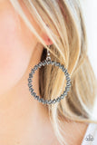 Enlighten Me Silver Earrings-ShelleysBling.com-ShelleysPaparazzi.com