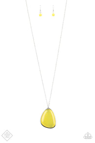 Ethereal Experience Yellow Necklace