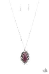 Exquisitely Enchanted - Purple Necklace