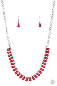 Extinct Species - Red Necklace