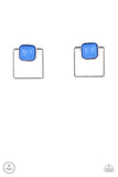 FLAIR and Square - Blue Earrings