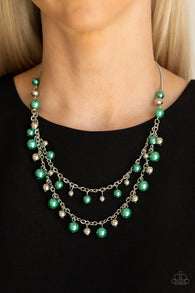 Fantastic Flair Green Necklace