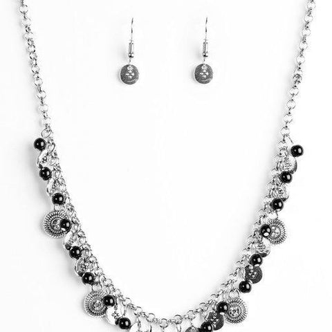 Fashion Formal Black Necklace-ShelleysBling.com-ShelleysPaparazzi.com