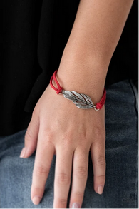 Faster Than Flight Red Bracelet