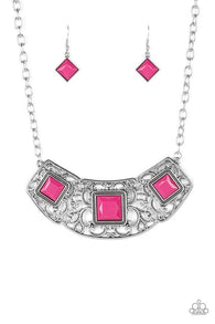 Feeling Inde-pendant Pink Necklace