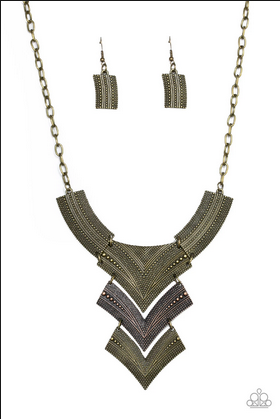 Fiercely Pharaoh Copper Necklace
