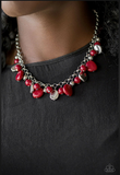 Flirtatiously Florida Red Necklace