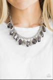 Fringe Fabulous Silver Necklace