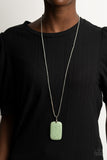 Fundamentally Funky - Green Necklace