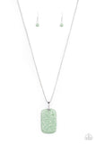 Fundamentally Funky - Green Necklace