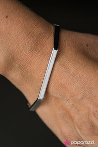 GEO-Getter - Silver Bracelet-Paparazzi Accessories-ShelleysPaparazzi.com
