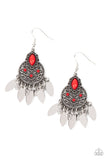 Galapagos Glamping - Red Earrings