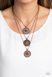 Geographic Grace - Copper Necklace