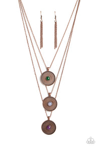 Geographic Grace - Copper Necklace