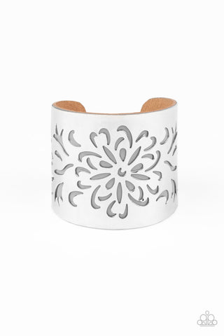 Get Your Bloom On - Silver Bracelet