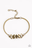 Get Your Money's Worth Brass Necklace and Bracelet Set-ShelleysBling.com-ShelleysPaparazzi.com
