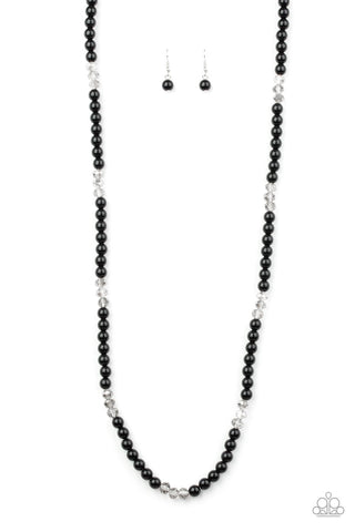 Girls Have More Funds Black Necklace