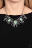 Glimmering Groves - Green Necklace