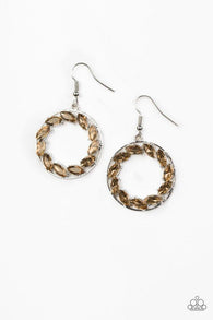 Global Glow Brown Earrings