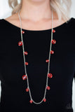 Glow Rider Red Necklace