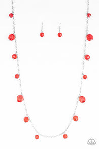 Glow Rider Red Necklace