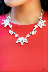 Glow-trotting Twinkle White Necklace