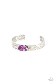 Gobi Glyphs - Purple Bracelet