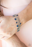 Goddess Getaway Blue Necklace and Bracelet Set