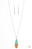 Going Overboard Green Necklace