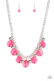 Gossip Glam Pink Necklace