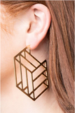 Gotta Get Geo-ing Gold Hoop Earrings