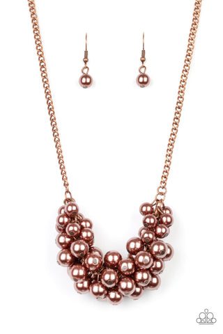 Grandiose Glimmer Copper Necklace