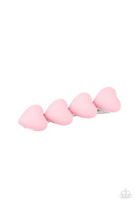 HEART to Please - Pink Hair Clip
