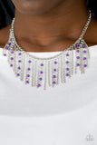 Harlem Hideaway Purple Necklace
