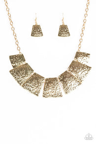 Here Comes the Huntress Gold Necklace