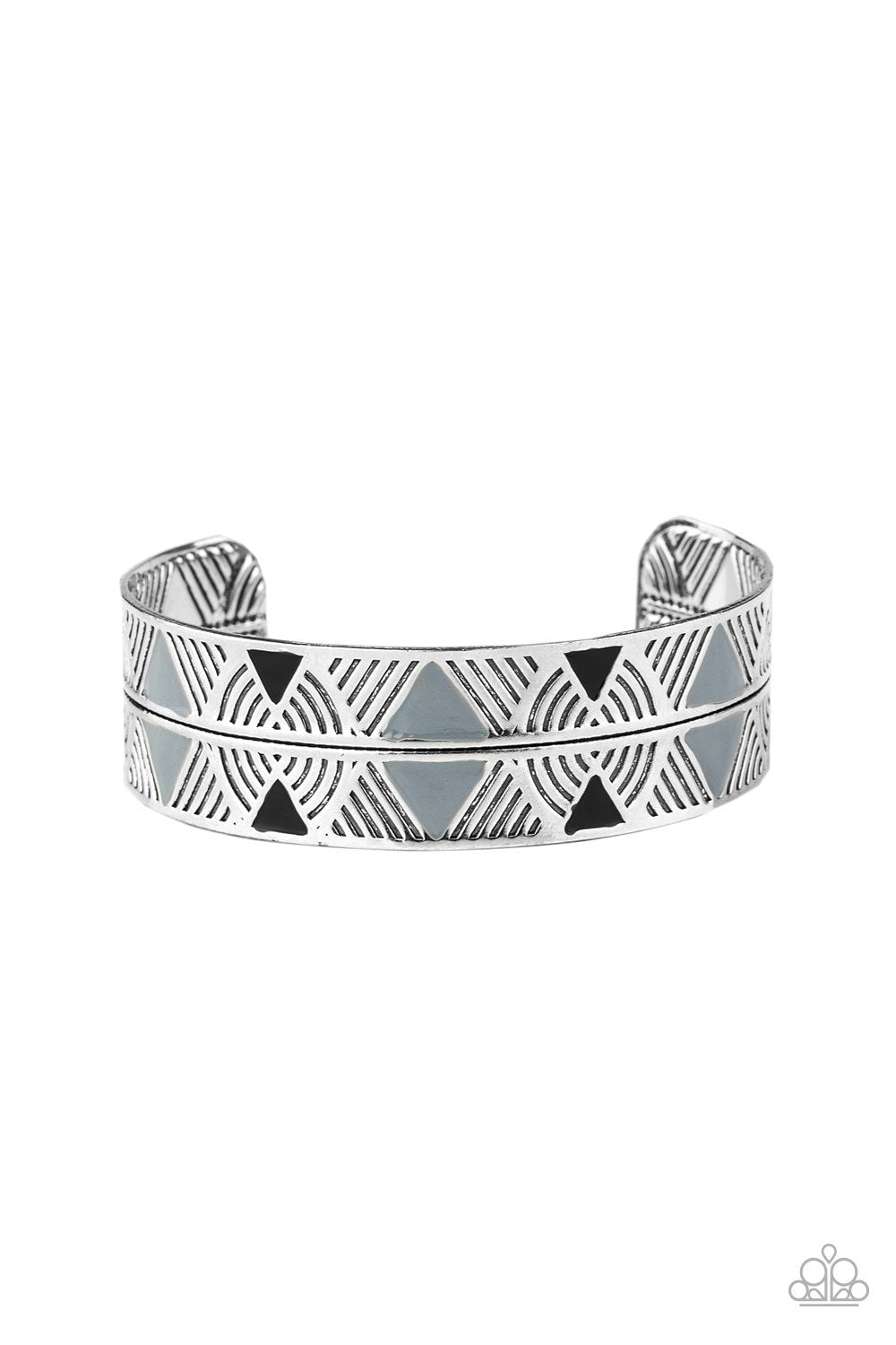 Wayward Warrior  silver  Paparazzi bracelet  JewelryBlingThing