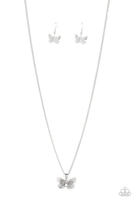 High-Flying Fashion - White Necklace