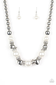 Hollywood Haute Spot White Necklace
