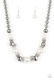 Hollywood Haute Spot White Necklace