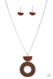 Homespun Stylist - Brown Necklace