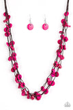 Hoppin Honolulu Pink Necklace